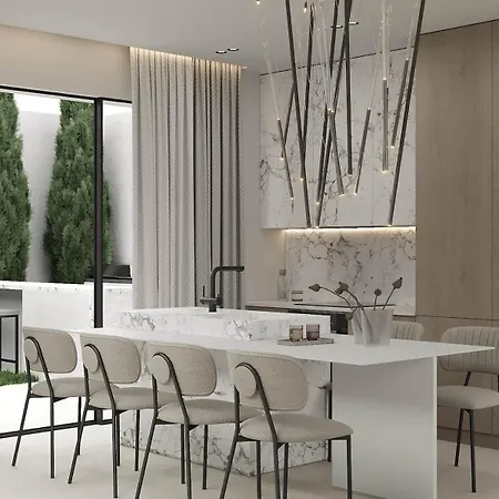 Luxury Azulis Athos - Pool, Rooftop Terrace & Sea View And Elevator Access