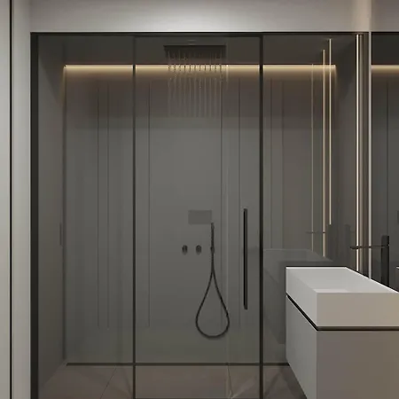 ヴィラ Luxury Azulis Athos - Pool, Rooftop Terrace & Sea View And Elevator Access ゴルフォ・アランチ