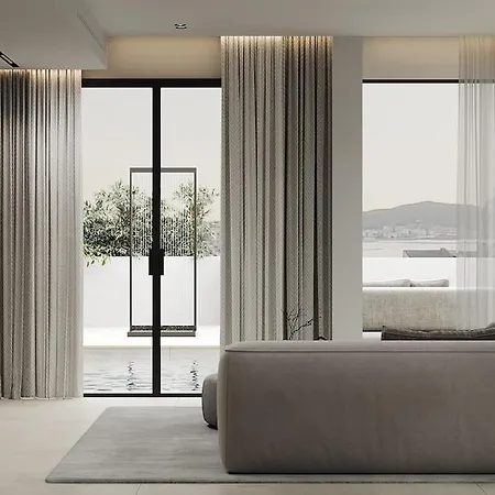 Luxury Azulis Athos - Pool, Rooftop Terrace & Sea View And Elevator Access