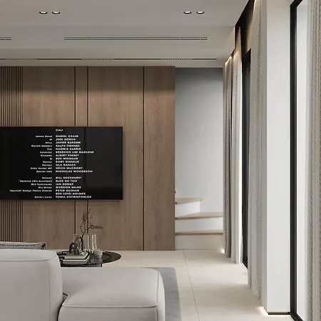 ヴィラ Luxury Azulis Athos - Pool, Rooftop Terrace & Sea View And Elevator Access ゴルフォ・アランチ