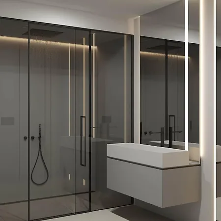 Luxury Azulis Athos - Pool, Rooftop Terrace & Sea View And Elevator Access ヴィラ ゴルフォ・アランチ