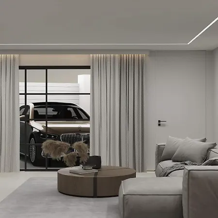 Luxury Azulis Athos - Pool, Rooftop Terrace & Sea View And Elevator Access ヴィラ