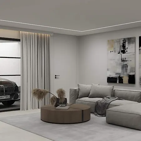 Luxury Azulis Athos - Pool, Rooftop Terrace & Sea View And Elevator Access ゴルフォ・アランチ